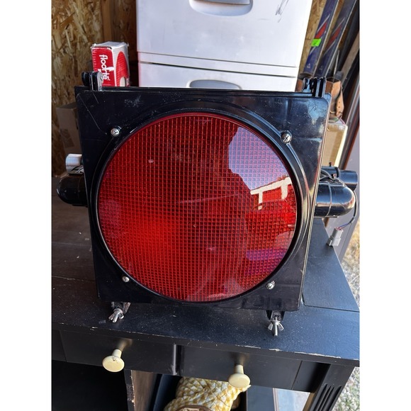 Led Other - TAPCO 2180-BBSRBS2 12" Red LED Solar BlinkerBeacon Traffic Warning Signal